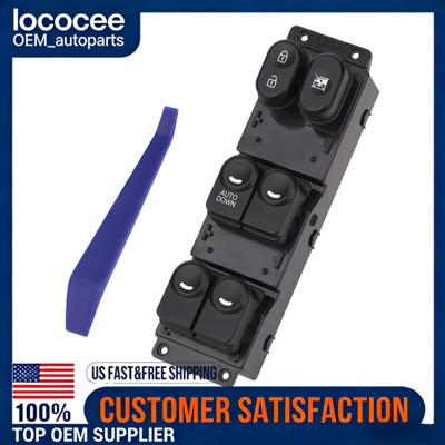 MASTER WINDOW SWITCH POWER CONTROL BUTTON FOR 11-17 HYUNDAI ACCENT 93570AP1R101