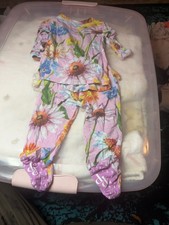 Posh Peanut Baby Set Long Sleeve from Soft Viscose from Bamboo 0-3 Months floral