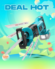 NEW Cordless Reciprocating Saw 18V Variable Speed 1in Stroke 3200SPM Tool