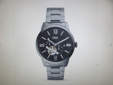 Image of BRAND NEW FOSSIL Townsman Automatic Smoke Stainless-Steel Watch