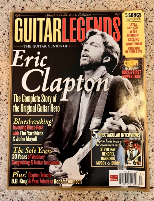 Guitar Legends Magazine 2007 Special Edition Eric Clapton 5 Songs Transcribed