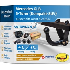 ANH&Auml;NGERKUPPLUNG starr f&uuml;r Mercedes GLB ab 19 +13pol E-Satz SPEZ