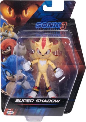 Sonic The Hedgehog 3 Wave 3 Super Shadow Action Figure