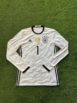 adidas Germany Men's Home L/S Jersey 16/17 Legend Neuer #1 SzS