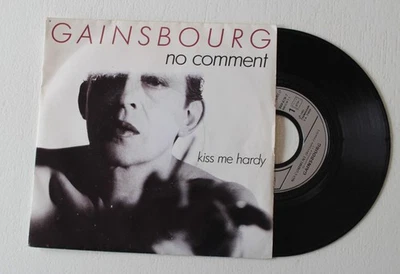 Serge Gainsbourg , no comment / kiss me hardy , 45 tours - Photo 1/2