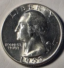 1943 Washington Silver Quarter BU *UNCIRCULATED* MS GEM BU