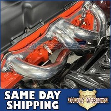 New Stainless Shorty Header Manifold For Chevy Small Block Sb V8 283 327 350 400 New Stainless Shorty Header Manifold For Chevy Small Block Sb V8 283 327 350 400