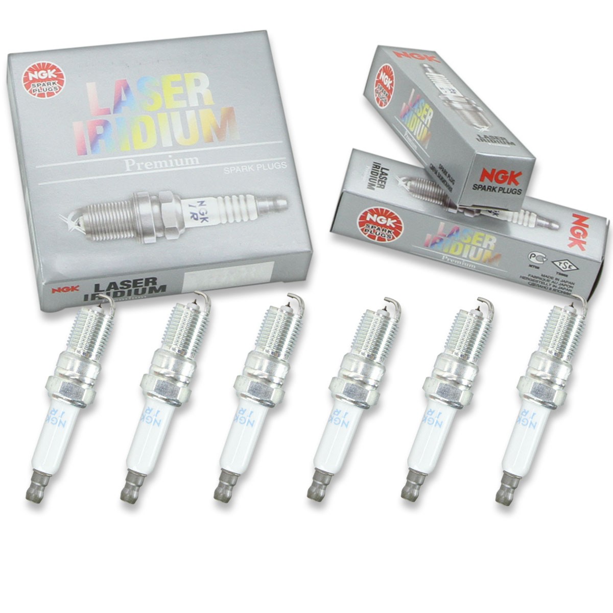 6 pcs NGK Laser Iridium Spark Plugs for 1994-2005 Pontiac Grand Am 3.4L 3.1L ql