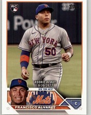 2023 Topps Update Francisco Alvarez #US255 New York Mets