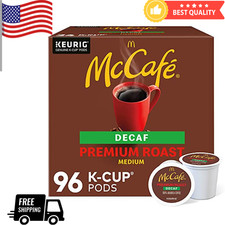 McCafe Premium Roast Decaf K-Cup Pods 96 Count Keurig Single Serve Coffee