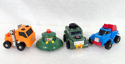 Vintage Transformers G1 Lot Minibot Cosmos Brawn Huffer Gears 1983 1984 TAKARA