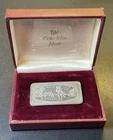 Franklin Mint 1000 Grains Solid Sterling Silver Bar “Christmas 1970”