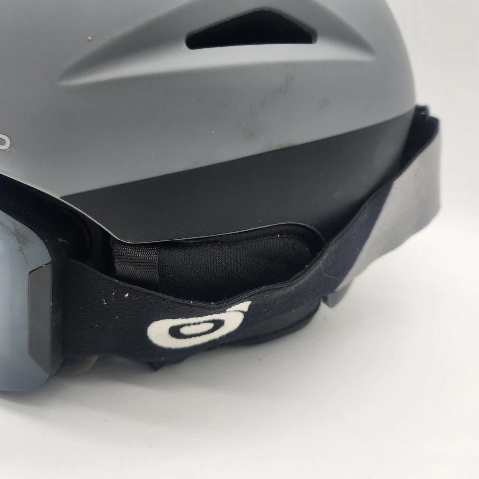 Casco de esquí y snowboard Odoland con gafas compatible con audio a prueba de golpes gris grande Foto 4 de 4