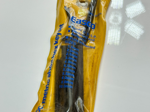 EASCO Tools USA 92-471 (Rare, NOS) 11pc Metric Combination Short Hex Set, Pouch - Picture 3 of 6