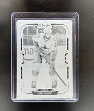 Derek Forbort 2025-26 O-Pee-Chee #166 Black Printing Plate 1/1