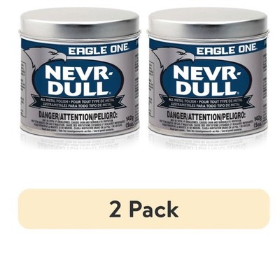 Eagle One Car Polish, Nevr-Dull Wadding Metal Polish, 5 Oz - 2 PACK brand new