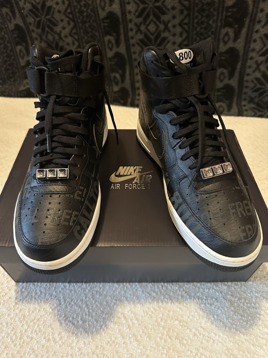 靴 Nike Air Force 1 HIGH '07 PRM CU1414-001 Nike Air Force 1 High '07 PRM Black Toll Free CU1414-001