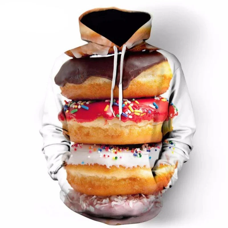 Donut King Hoodie Men&Woman S-5XL