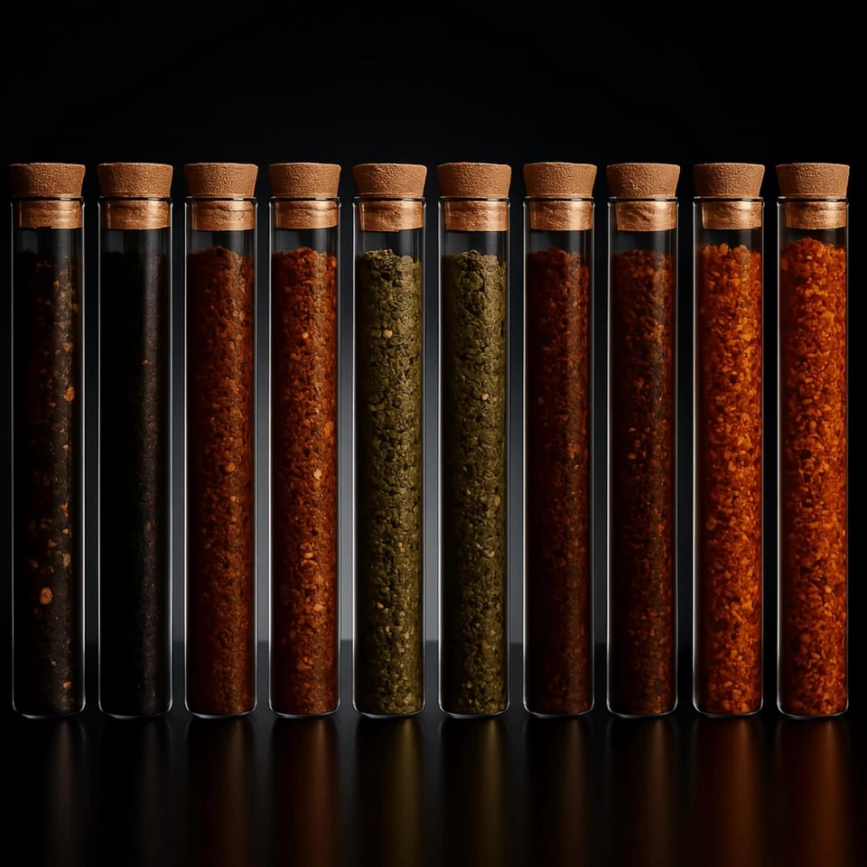 Paquete de variedad de copos de pimiento rojo triturado premium - 10 chiles secos de Mil Foto 3 de 4