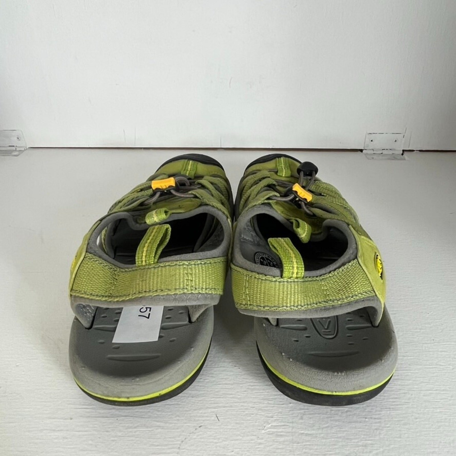 Sandali acqua Keen Newport H2 uomo taglia 6 verdi impermeabili elastici pizzo casual