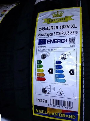 4x Winterreifen 245/45 R19 102V Imperial Snowdragen 3 ICE plus DOT 1825