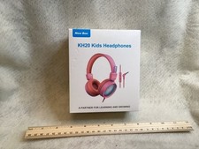 New Bee KH20 Kids Headphones Pink With Mic  Volume Limit