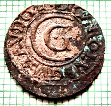 MEDIEVAL LIVONIA RIGA SWEDISH ADMINISTRATION Carl X Gustav 1659 SOLIDUS Billon