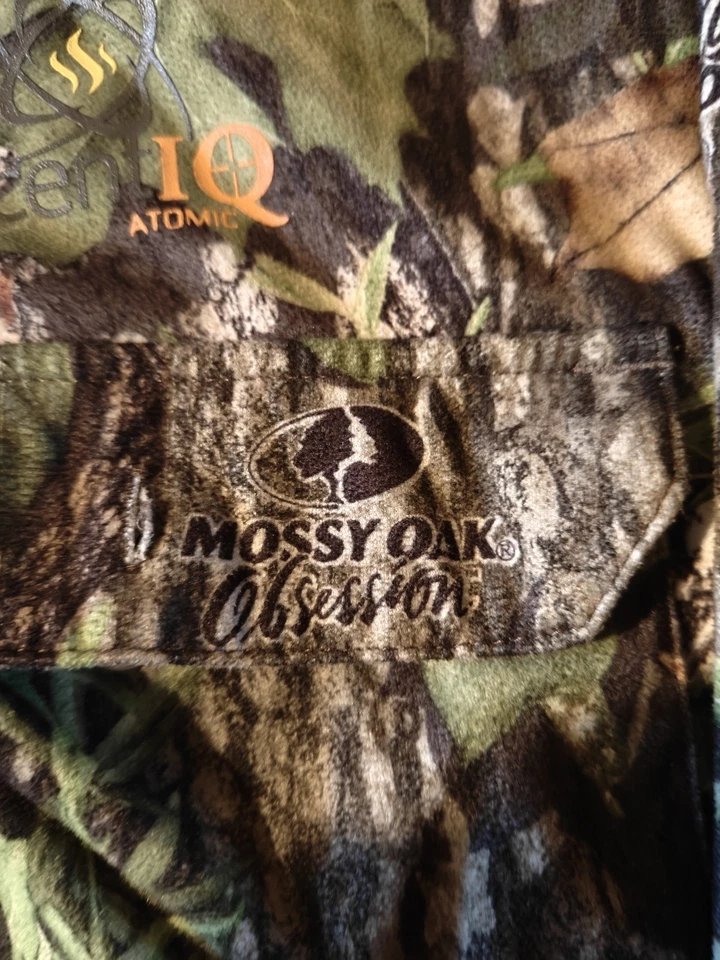 Rocky Brand Button Down Mossy Oak Obsession Shirt with Atomic IQ Scent Control - Image 3 of 4
