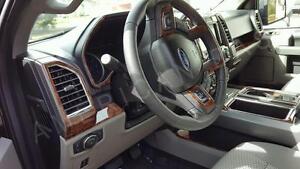 Details About 2017 2018 2019 2020 Interior Wood Dash Trim Kit For Ford F 250 F 350 Super Duty