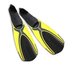 Mares Wave, Full Foot Fins, Black/Yellow, Size 12-13
