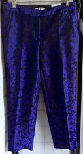 NWT Liz Claiborne Women's 8 Spectrum Blue Ankle Pants