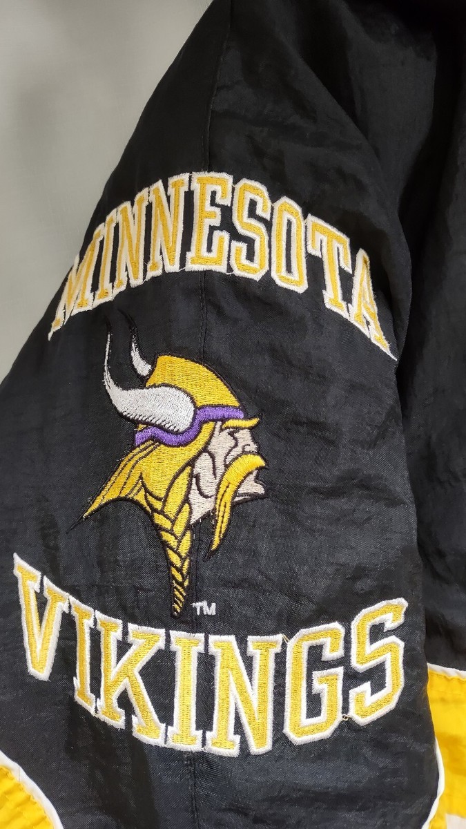 Pro Line Minnesota Vikings ジャケット XL VTG STARTER PRO LINE MINNESOTA VIKINGS FULL ZIPP WITH HOOD