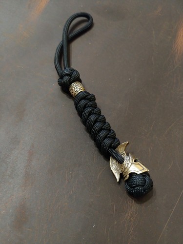 Paracord Coltello Cordino multicolore con casco perline legionario/casco spartano - Foto 6 di 8