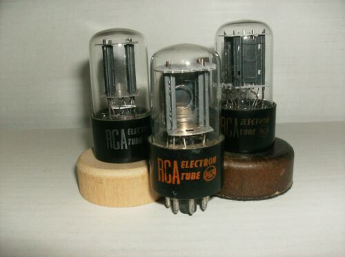 LOT OF  3 - 6SN7 GTB - RCA RADIO AUDIO TUBES  TV-7 D/U NOS - Picture 1 of 2