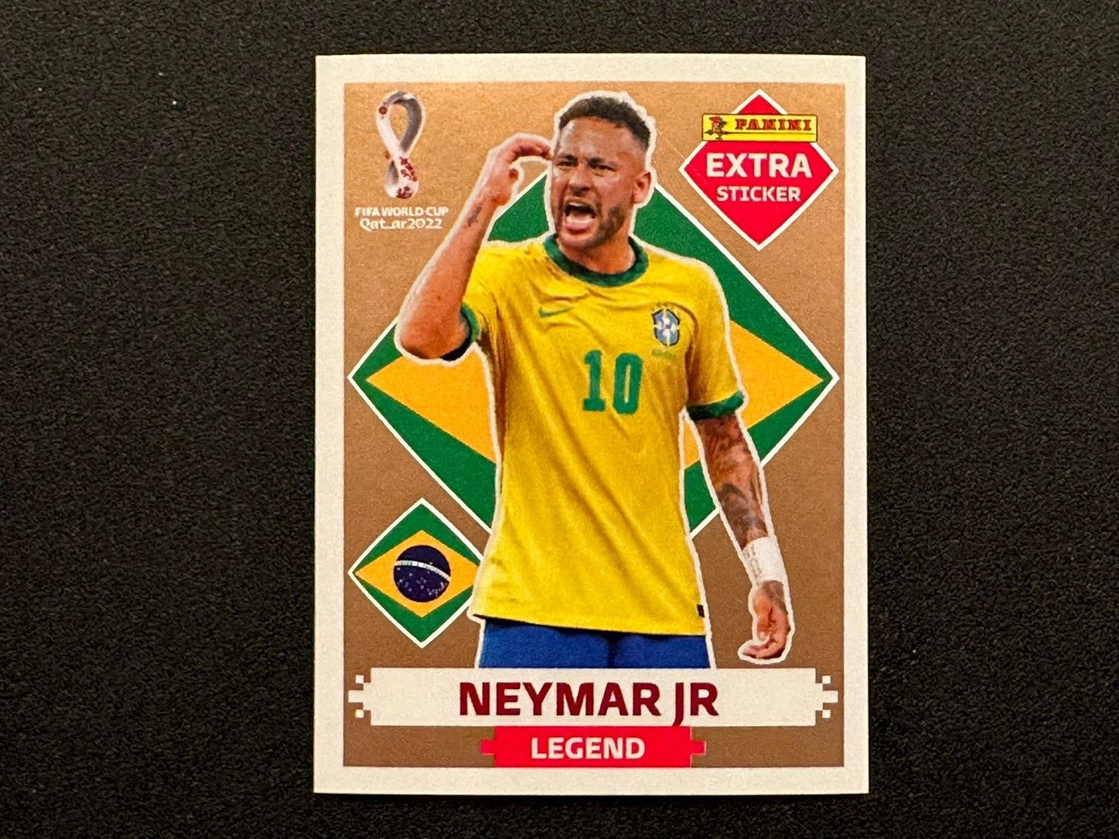 Panini Neymar Jr. Legend Bronze Seltene Karte