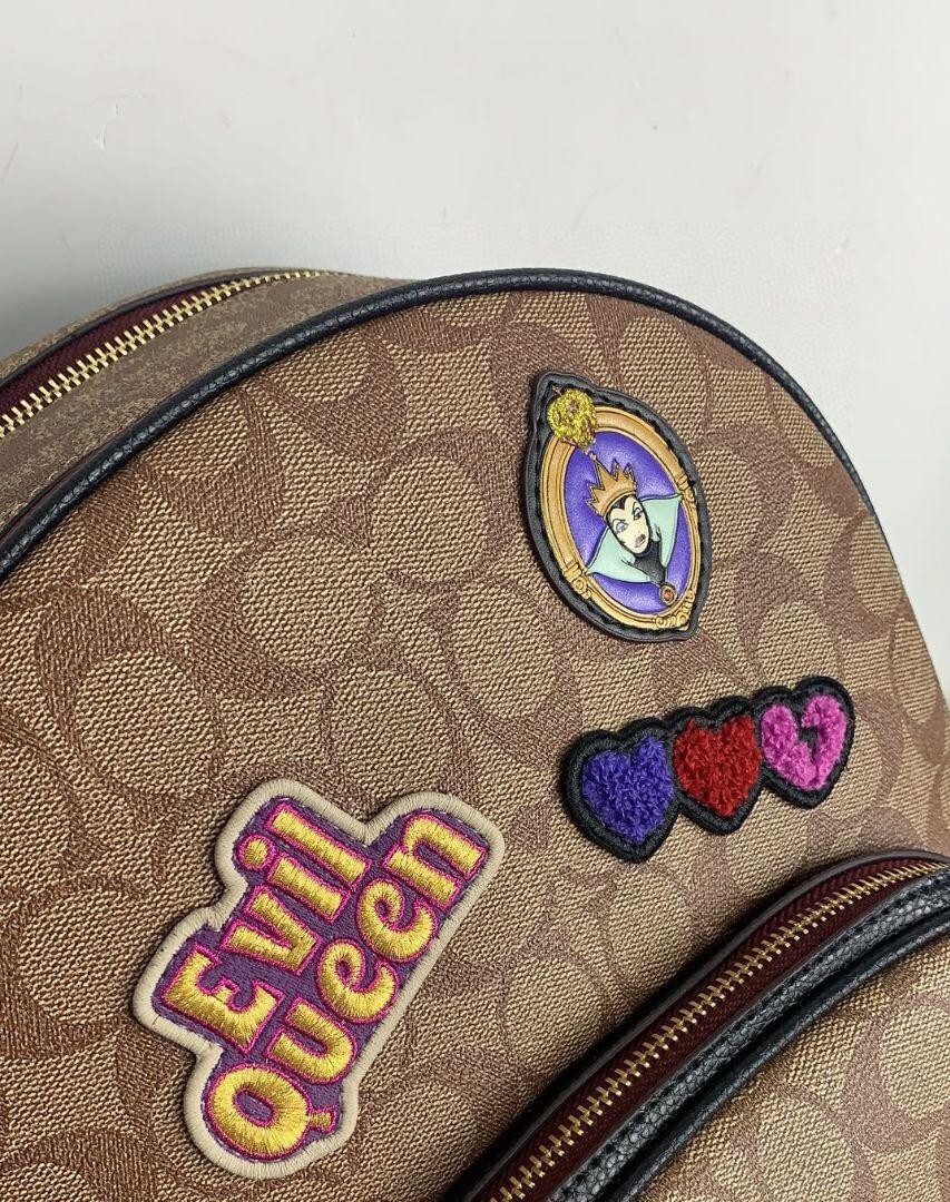 COACH CC148 DISNEY VILLAINS COURT BACKPACK SIGNATURE W/PATCHES eBay
