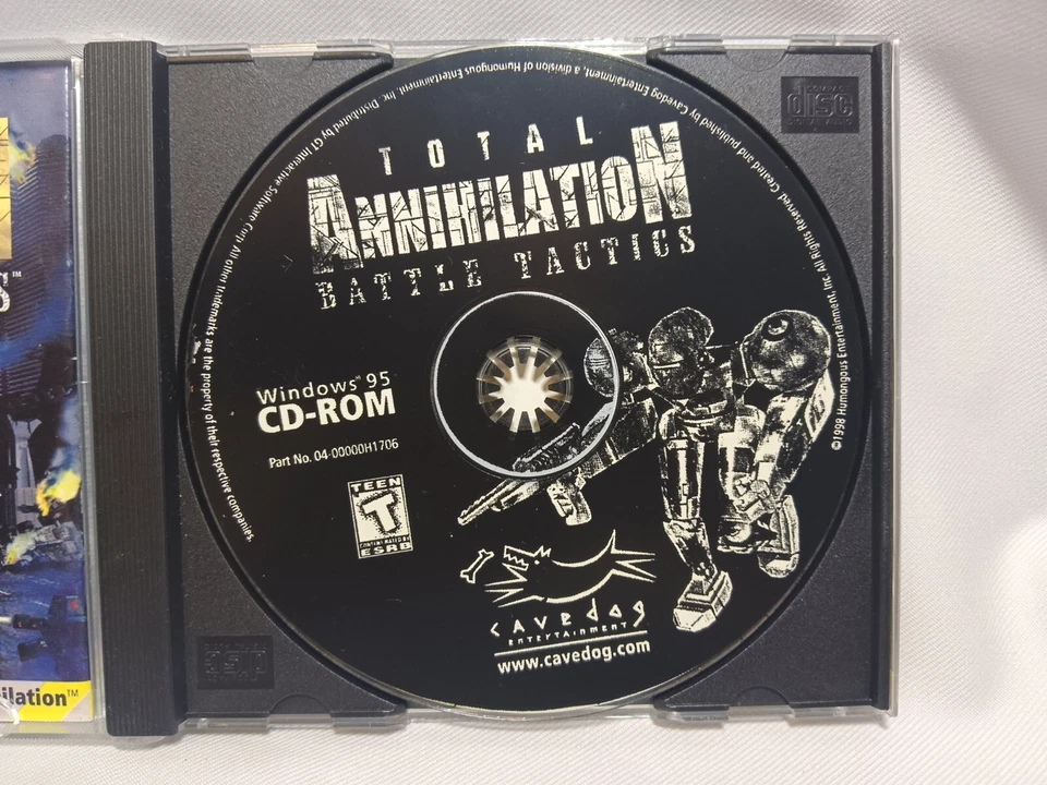 Vintage PC Game Windows 95 CD-ROM Total Annihilation Battle Tactics Tank Battle - Image 4 of 4