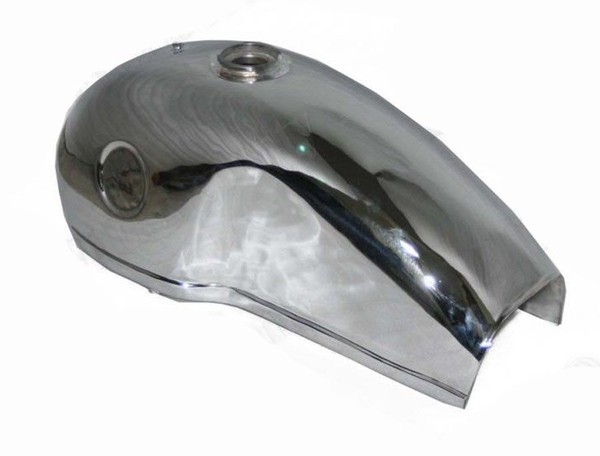 Benelli Mojave Cafe Racer 260 360 Chrombeschichteter Benzintank Mit Deckel S2U-image
