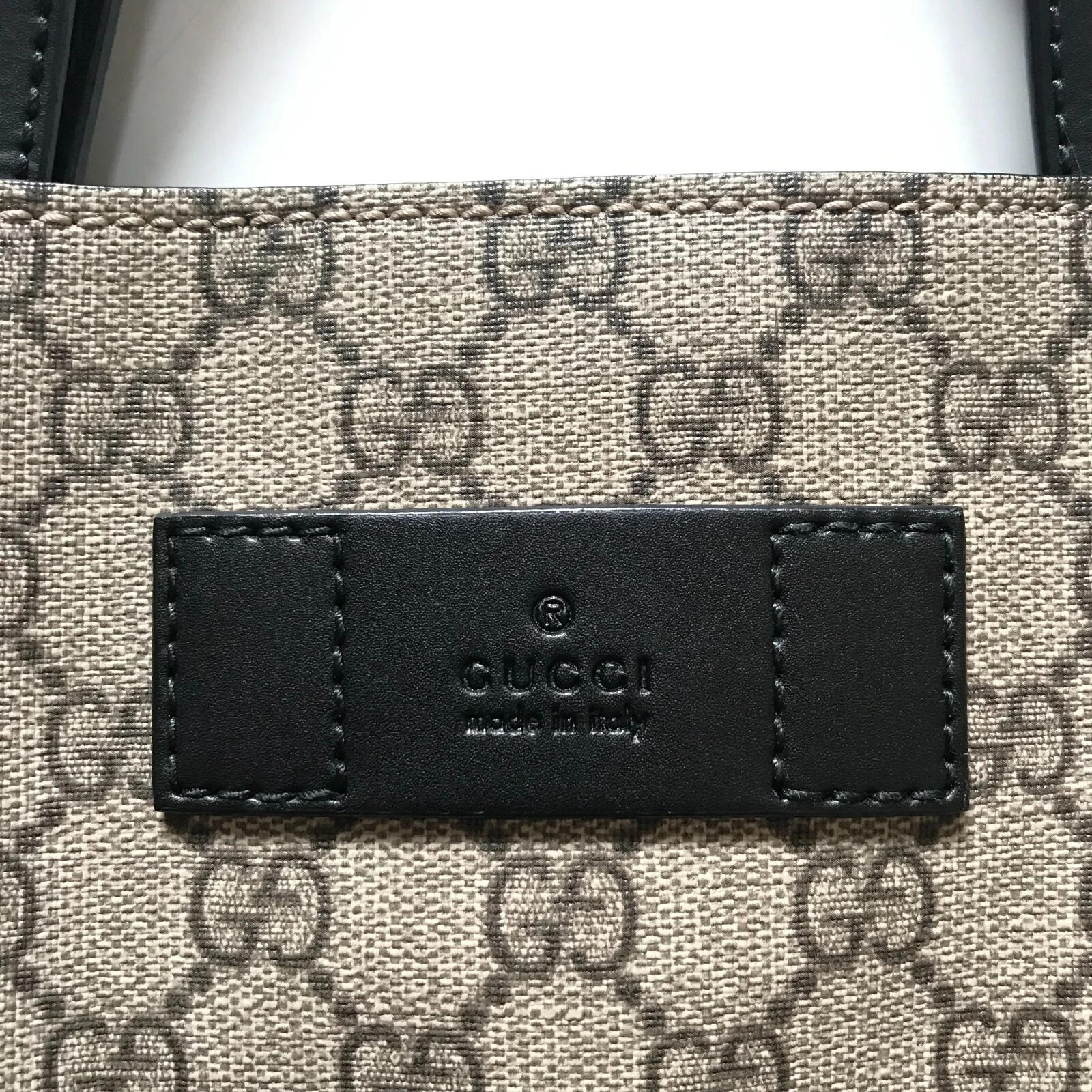 Borsa messenger Gucci Supreme GG logo borsa donna tela morbida convertibile