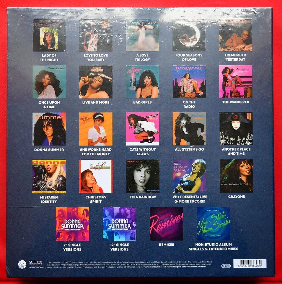 DONNA SUMMER - ENCORE - BOX SET - LIMITED EDITION - 33x CD - SEALED !!! RAR !!! - Bild 3 von 4