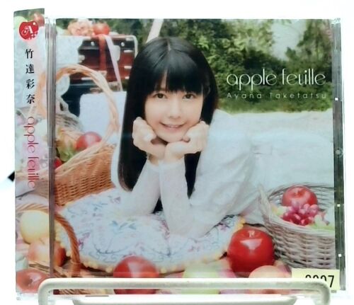 apple feuille / 竹達彩奈 Ayana Taketatsu [CD][OBI] Voice Actor/ JAPAN - Picture 1 of 2