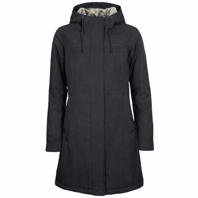 Elkline Apres Ski Damen-Regenparka Winter-Jacke Winterjacke Outdoor-Mantel  Grau