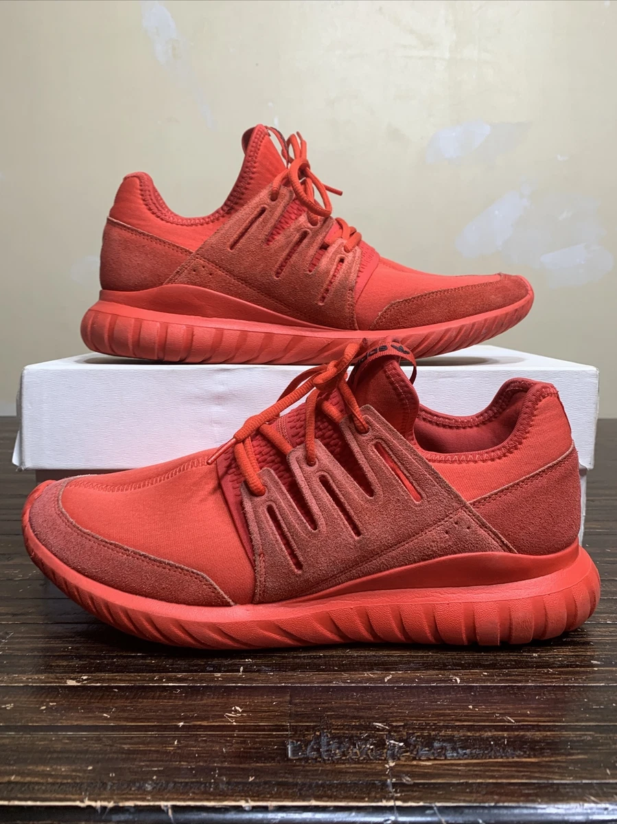 Adidas Originals Tubular Radial Red Mens Classic Running Sneakers SZ 11.5 | eBay