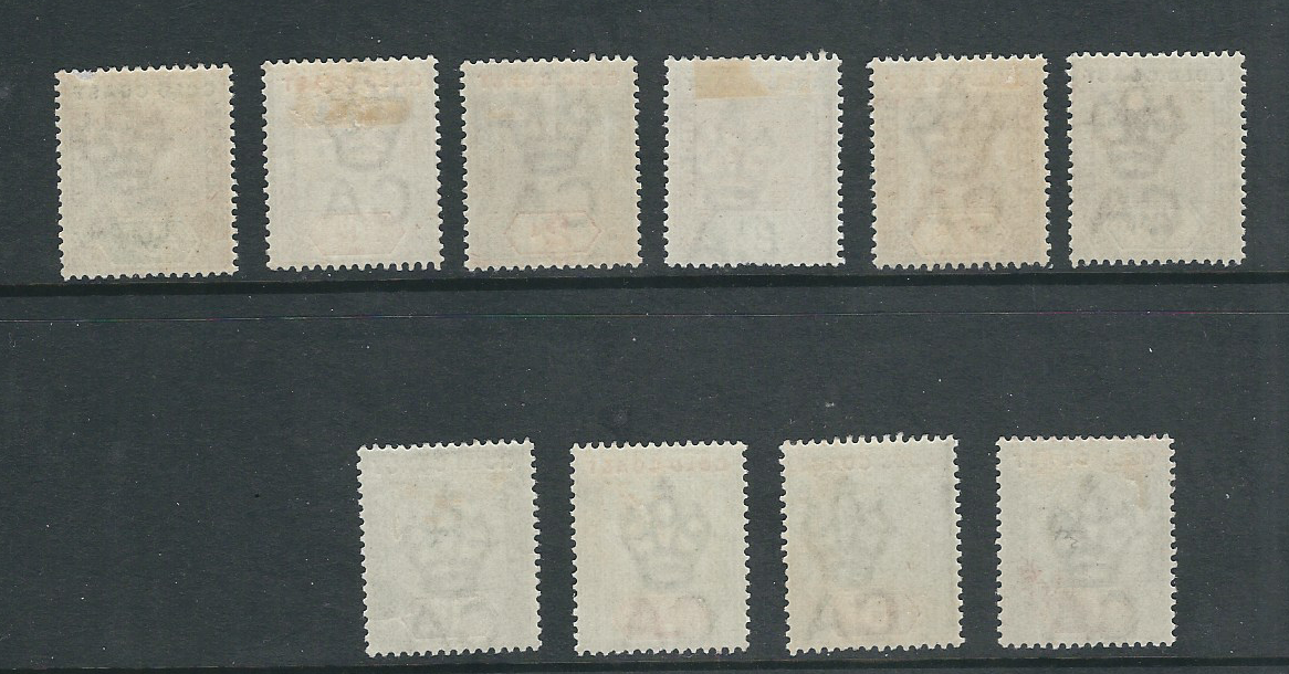 GOLD COAST 1898-1902 QV (Scott 26-35) fresh MLH/MNH ZX20 | eBay