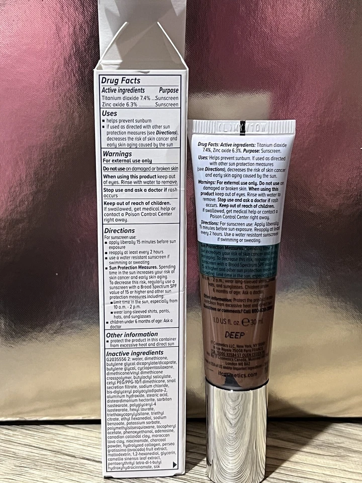 IT Cosmetics Bye Bye Foundation Oil Free Matte *DEEP* NEW SPF Expire 12/23 - Image 2 of 3