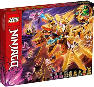 LEGO Ninjago Lloyd's Golden Ultra Dragon 71774 Toy Block Present