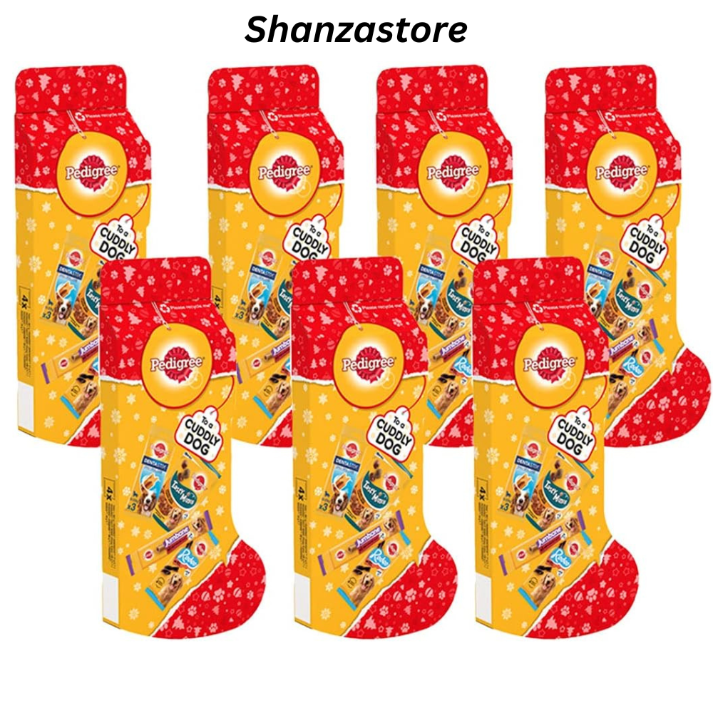 Pedigree Christmas Stocking Gift Adult Dog Treats Mixed 367g (7 X