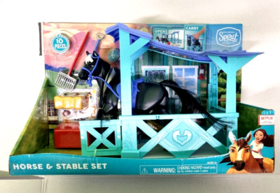spirit riding free Pferdefigur und Stallset, Verpackung beschädigt