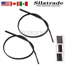 2Pcs Roof Drip Moulding Left & Right Side Fit For Toyota 07-11 Yaris Sedan