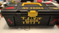 Personalized Kids Tool Boxes PlayDoh Hot wheels Barbie Etc. Filled With Items.